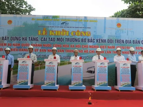 TP Hồ Chí Minh: Hơn 7.300 tỷ đồng cải tạo bờ bắc kênh Đôi