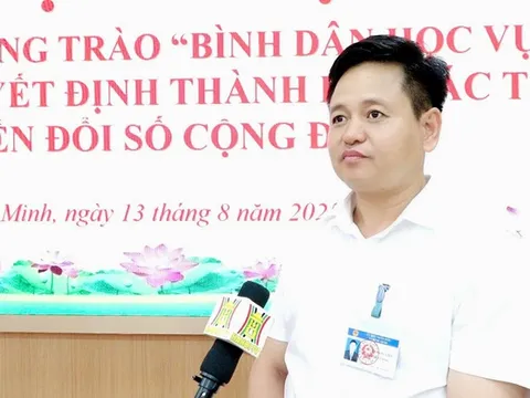 Xã Bình Minh phát động phong trào 'bình dân học vụ số' 