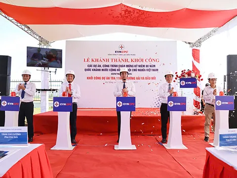 Khởi công trạm biến áp đáp ứng nhu cầu phụ tải khu công nghiệp Bắc Chu Lai