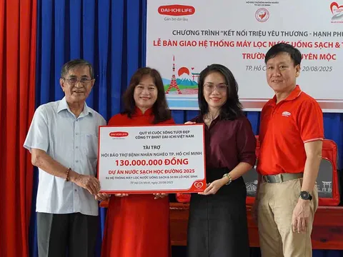 Cung cấp hệ thống lọc nước uống sạch cho học sinh xã Xuyên Mộc