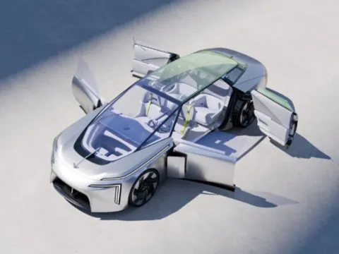 Xe hơi đẹp như trong phim khoa học viễn tưởng, dài hơn Rolls-Royce Phantom