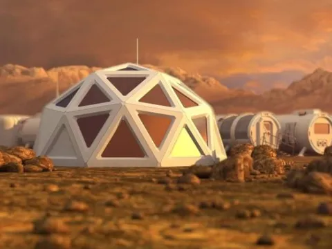 Hé lộ vật liệu bất ngờ có thể giúp xây dựng hạ tầng đầu tiên trên sao Hỏa