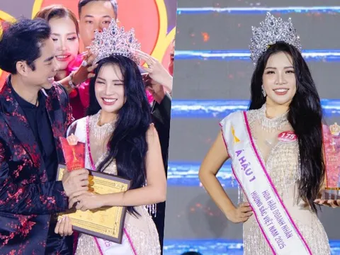 Lâm Thị Thanh Tuyền đăng quang Á hậu 1 Hoa hậu Doanh nhân Hương sắc Việt Nam 2025