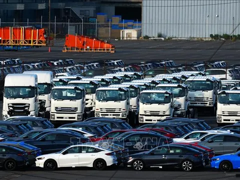 Xuất khẩu của Nhật Bản sang Mỹ giảm mạnh vì thuế quan tăng