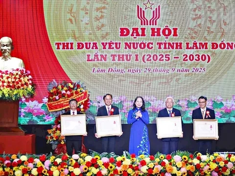 Doanh nghiệp Lâm Đồng được tôn vinh điển hình thi đua yêu nước