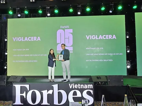 Tổng Công ty Viglacera liên tiếp nhận hai giải thưởng