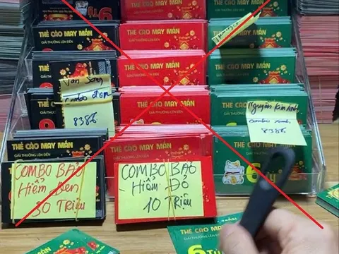 Công an cảnh báo thủ đoạn lừa đảo 'xổ số cào online'