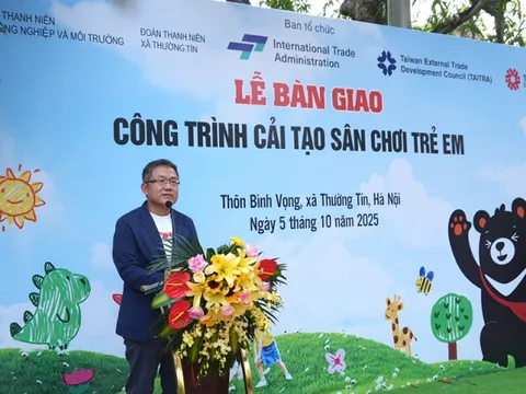 Hà Nội: Khánh thành 'sân chơi xanh' cho thiếu nhi