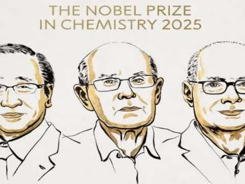 Giải Nobel Hóa học 2025 mở ra kỷ nguyên vật liệu tùy chỉnh
