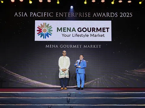 Mena Gourmet đạt giải thưởng 'Thương hiệu truyền cảm hứng' tại APEA 2025
