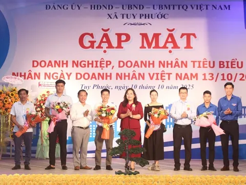 Gia Lai: Gặp mặt doanh nghiệp, ra mắt Câu lạc bộ Doanh nhân trẻ xã Tuy Phước