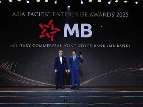 MB tiếp tục được vinh danh 'Doanh nghiệp xuất sắc châu Á' năm 2025