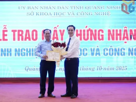 
Quảng Ninh có thêm 2 doanh nghiệp khoa học công nghệ
