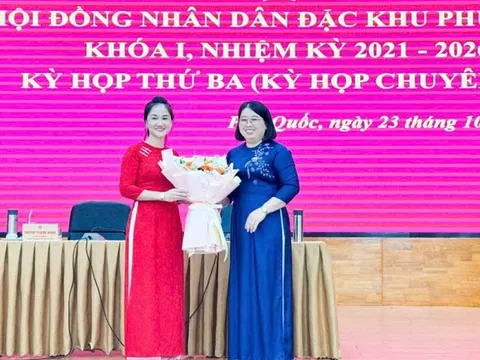 Đặc khu Phú Quốc có nữ phó chủ tịch UBND đầu tiên